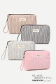 BG-6833 Pochette Trousse de rangement Textile Motif rayure