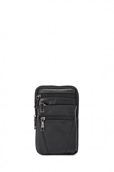Split Leather crossbody bag - Phone size KJ1508