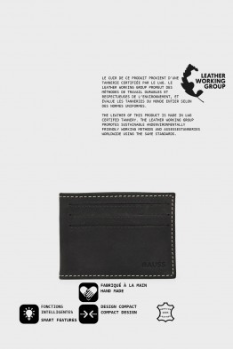 B657AV Porte-carte cuir BAUSS®