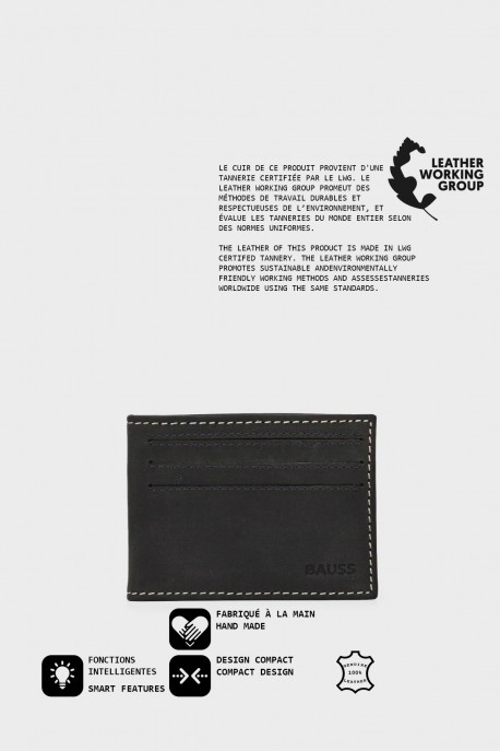 BAUSS® - B657AV Leather cardholder