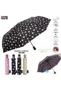 RST3133A Parapluie pliant motif fleur de cerisier ouverture auto