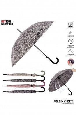 RST1399 Automatic flower pattern umbrella with 16 ribs