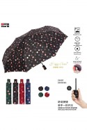 RST3225A Parapluie pliant motif pois ouverture auto