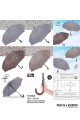 RST1506 Leopard Pattern Automatic Cane Umbrella