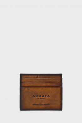 PDK372-21 ARMATA Porte-carte en cuir Recto-Verso