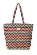 La Matilda - Grand Tote Bag ZIGZAG MULTICOLOR M105-26