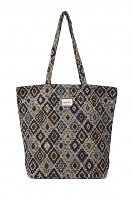 La Matilda - Big Tote Bag PIXEL ROMBO M105-53