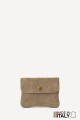 Nubuck-style leather coin purse ZE-8001-NUB
