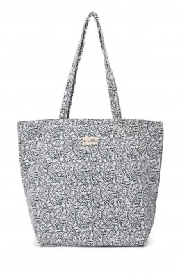 La Matilda - Big Tote Bag Hojas Verde M105-80