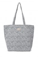 La Matilda - Big Tote Bag Hojas Verde M105-80