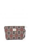 La Matilda - Grande Pochette trousse maquillage textile GEOMÉTRICO M105-30