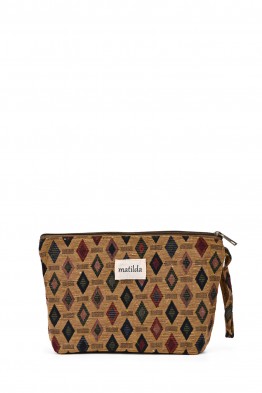La Matilda - Grande Pochette trousse maquillage textile SÁHARA M115-31
