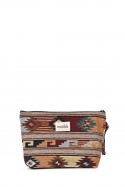 La Matilda - Grande Pochette trousse maquillage textile INDIO M105-34