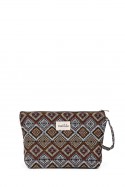 La Matilda - Large textile pouch makeup bag ROMBOS M105-37