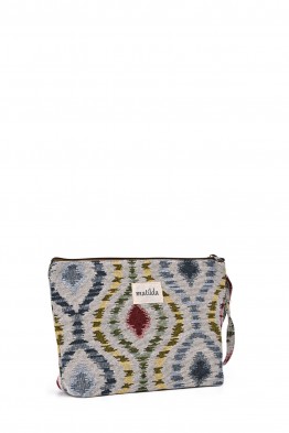 La Matilda - Grande Pochette trousse maquillage textile CEBOLLA M105-40