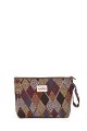 La Matilda - Grande Pochette trousse maquillage textile ROMBO ESPIRAL M105-48