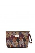 La Matilda - Grande Pochette trousse maquillage textile ROMBO ESPIRAL M105-48
