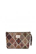 La Matilda - Grande Pochette trousse maquillage textile ROMBO BOTANIC M105-50