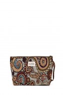 La Matilda - Large textile pouch makeup bag PAISLEY M115-55