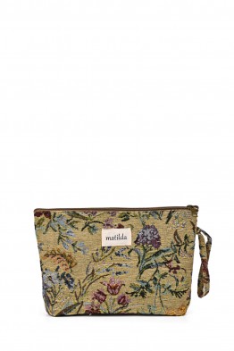 La Matilda - Grande Pochette trousse maquillage textile JARDÍN M115-58