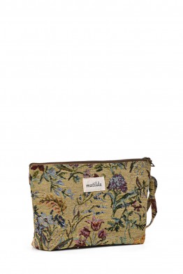 La Matilda - Grande Pochette trousse maquillage textile JARDÍN M115-58