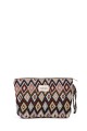 La Matilda - Grande Pochette trousse maquillage textile PASTEL ROMBO M115-59