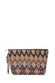 La Matilda - Grande Pochette trousse maquillage textile PASTEL ROMBO M115-59