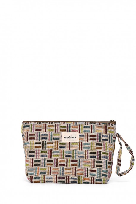 La Matilda - Large textile pouch makeup bag VIDA M115-62