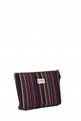 La Matilda - Grande Pochette trousse maquillage textile Línea Fuego M115-86