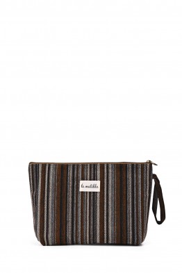 La Matilda - Grande Pochette trousse maquillage textile Línea Arena M115-88