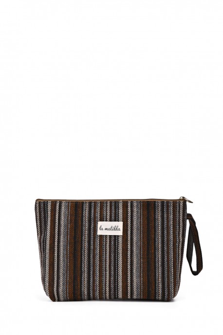 La Matilda - Large textile pouch makeup bag Línea Arena M115-88