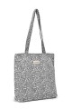La Matilda - Tote Bag Hojas Negro M106-79