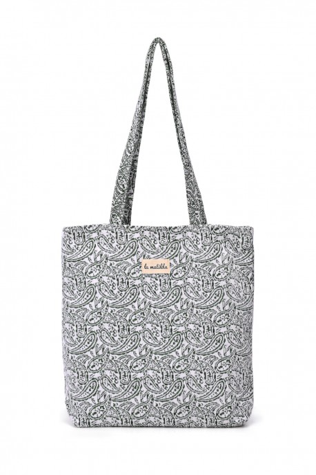 La Matilda - Tote Bag Hojas Verde M106-80
