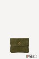 Nubuck-style leather coin purse ZE-8001-NUB