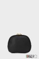 ZE-8006-LM-DG-FLP002 Porte-monnaie cuir brioche motif Léopard imprimé sur peau poilu