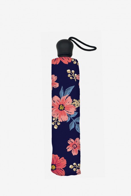 7325 Automatic folding umbrella flowers pattern - Neyrat