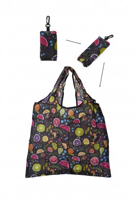 KJ81104 Foldable textile shopping bags, ultralight 