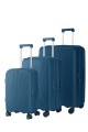 ELITE FJORD Set of 3 Polypropylene Trolley Suitcases