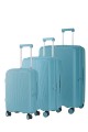 ELITE FJORD Set of 3 Polypropylene Trolley Suitcases