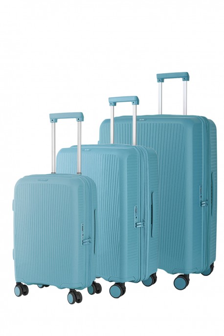ELITE FJORD Set of 3 Polypropylene Trolley Suitcases