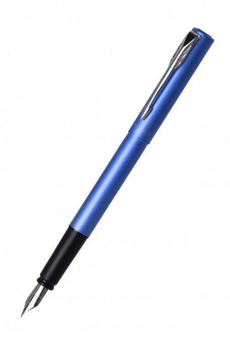 Parker Vector Xl Fountain Pen Blue & Chrome Trim Fine Point - 2130438