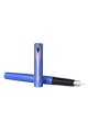 Parker Vector Xl Fountain Pen Blue & Chrome Trim Fine Point - 2130438