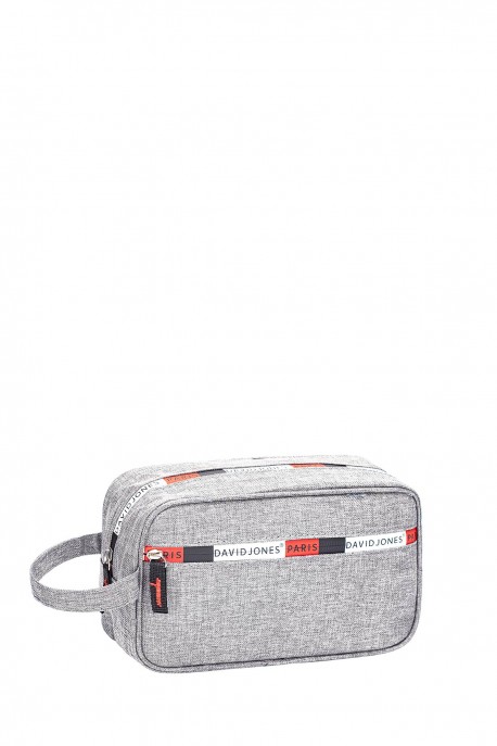 Trousse de toilette David Jones - T001 : couleur:Gris fonc&eacute;