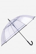 RST688-B PARAPLUIE CANNE TRANSPARENT AUTOMATIQUE "RST" NOIR