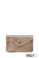 Porte-monnaie Pochette cuir métallisé ZE-8002