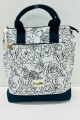 M127-2-BLACK-ROSE La Matilda Backpack Black Rose