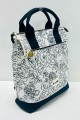 M127-2-BLACK-ROSE La Matilda Backpack Black Rose