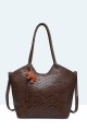 28930-BV Braided pattern Handbag
