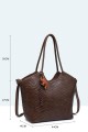 28930-BV Braided pattern Handbag