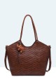 28930-BV Braided pattern Handbag